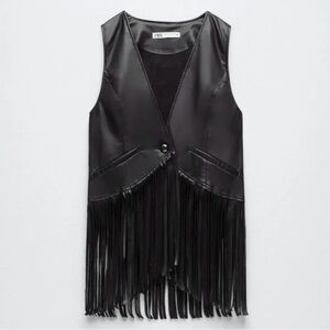 Black Sleeveless Vest